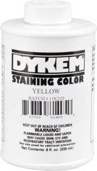 Dykem - 8 Ounce Yellow Staining Color - Brush in Cap Container - Apex Tool & Supply