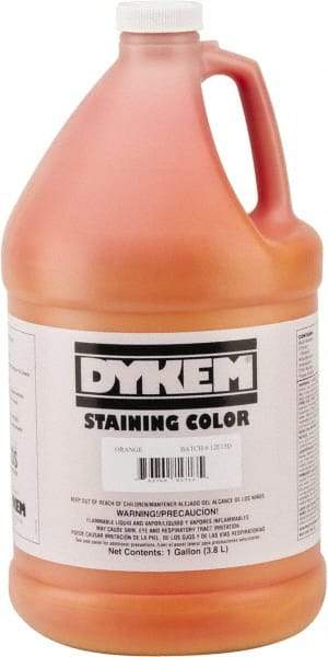 Dykem - 1 Gallon Orange Staining Color - Bottle - Apex Tool & Supply