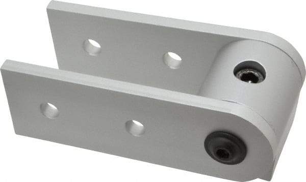 80/20 Inc. - 3" High, Open Shelving 90° 3" Arm Pivot - Aluminum, Use with Series 15 & Bolt Kit 3320 or 3325 - Apex Tool & Supply