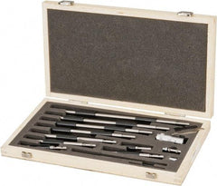 SPI - 2 to 12", Mechanical, Interchangeable Rod Micrometer - 0.001 Inch Graduation, Accurate Up to 0.0004 Inch, 0.248 Inch Rod Diameter, 1/2 Inch Travel, 10 Rods, NIST Traceability Certification Included - Apex Tool & Supply