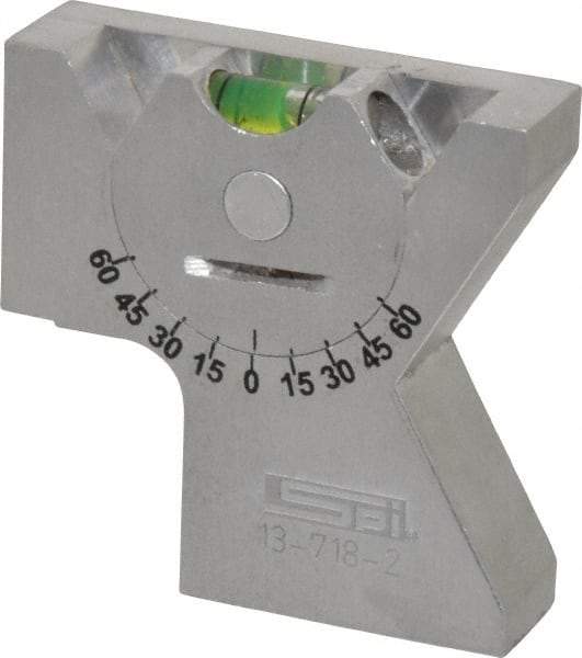 SPI - Machine Set-Up Gage Levels Minimum Adjustable Angle: 0.00 Maximum Adjustable Angle: 360.00 - Apex Tool & Supply