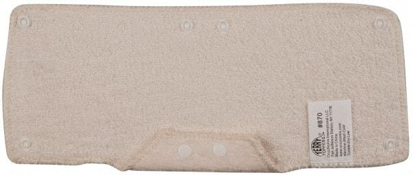 OccuNomix - Terry Cloth Hard Hat Sweat & Comfort Band - Snap-On Attachment, Beige, Compatible with All Hard Hats - Apex Tool & Supply