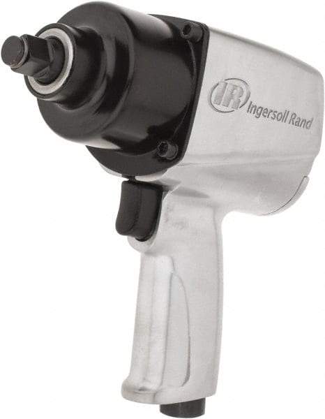 Ingersoll-Rand - 1/2" Drive, 7,400 RPM, 450 Ft/Lb Torque Impact Wrench - Pistol Grip Handle, 1,200 IPM, 24 CFM, 1/4" NPTF Inlet - Apex Tool & Supply