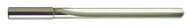 3.7mm Dia. - Carbide Straight Flute 7xD Drill-120° Point-Coolant-Bright - Apex Tool & Supply