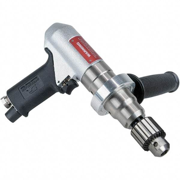 Dynabrade - 3/8" Keyed Chuck - Pistol Grip Handle, 950 RPM, 0.7 hp, 90 psi - Apex Tool & Supply