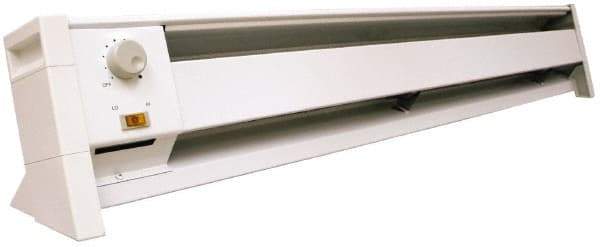 Marley - 45" Long, 120 Volt, 500/100/1500 Watt, 3410/5120 BTU, Electric Baseboard Heater - Apex Tool & Supply