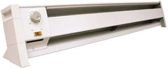 Marley - 45" Long, 120 Volt, 500/100/1500 Watt, 3410/5120 BTU, Electric Baseboard Heater - Apex Tool & Supply