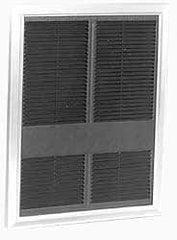 TPI - 277 Volt, 4,000 Watt, 175 CFM, 16,382 Max BTU, Heavy Duty Wall Heater - 15 Wide x 4 Deep x 19-7/8 High - Apex Tool & Supply