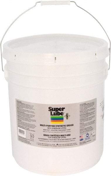 Synco Chemical - 30 Lb Pail Synthetic General Purpose Grease - Translucent White, Food Grade, 450°F Max Temp, NLGIG 2, - Apex Tool & Supply