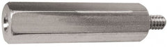 Electro Hardware - #4-40, 2.1869" OAL, 3/16" Across Flats, Stainless Steel Male/Female Hex Circuit Board Standoff - Apex Tool & Supply