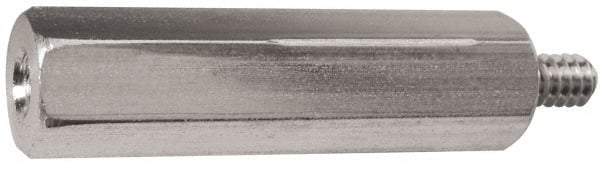 Electro Hardware - 1/4-20, 7/8" OAL, 1/2" Across Flats, Stainless Steel Male/Female Hex Circuit Board Standoff - Apex Tool & Supply
