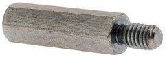 Electro Hardware - #10-32, 1-7/8" OAL, 1/2" Across Flats, Brass Male/Female Hex Circuit Board Standoff - Apex Tool & Supply