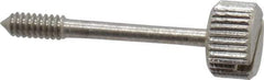 Electro Hardware - Slotted Drive #4-40 UNC 29/32" Length Under Head Captive Screw - 18-8 Stainless Steel, 5/16" Head Diam, 3/16" Head Height, Uncoated - Apex Tool & Supply