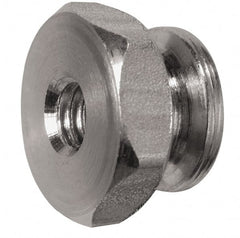 Electro Hardware - #8-32 UNC Thread, Uncoated, Grade 303 Stainless Steel Hex Thumb Nut - Apex Tool & Supply