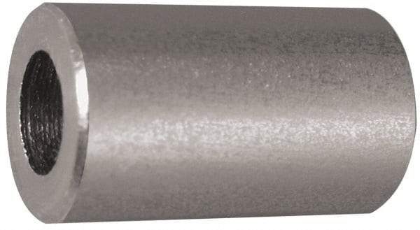 Electro Hardware - 3.2 to 3.6mm ID x 6mm OD, M3 Screw, Grade 303 Stainless Steel Female Unthreaded Circuit Board Spacer - Round Body, Uncoated, 25mm OAL - Apex Tool & Supply