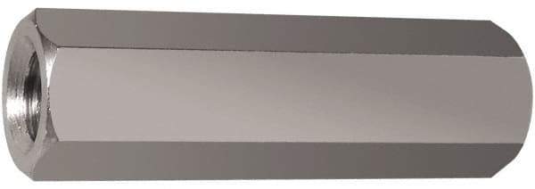 Electro Hardware - M2.5x0.45, 18mm OAL, 4.5mm Across Flats, Stainless Steel Hex Partially Threaded Female Circuit Board Standoffs - 4.8mm Thread Depth, 18mm Body Length, Uncoated - Apex Tool & Supply