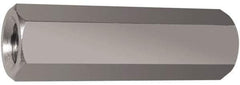 Electro Hardware - M3x0.50, 21mm OAL, 4.5mm Across Flats, Stainless Steel Hex Partially Threaded Female Circuit Board Standoffs - 6.4mm Thread Depth, 21mm Body Length, Uncoated - Apex Tool & Supply