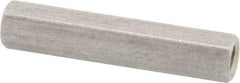 Electro Hardware - M3x0.50, 24mm OAL, 4.5mm Across Flats, Stainless Steel Hex Partially Threaded Female Circuit Board Standoffs - 6.4mm Thread Depth, 24mm Body Length, Uncoated - Apex Tool & Supply
