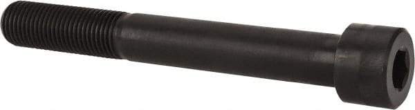 Holo-Krome - 1-1/2 - 6 UNC Hex Socket Drive, Socket Cap Screw - Alloy Steel, Black Oxide Finish, Partially Threaded, 12" Length Under Head - Apex Tool & Supply