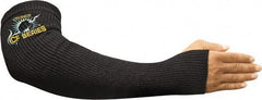 Steiner - Size Universal, Black Carbon Fiber Knit Welding Sleeve - 18" Long Sleeve, Made with Thumb Hole - Apex Tool & Supply