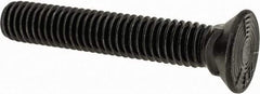 Value Collection - 3/8-16 UNC, 2-1/4" OAL, Steel Plow Bolt - Uncoated, Grade 5 - Apex Tool & Supply