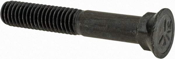 Value Collection - 3/8-16 UNC, 2-1/2" OAL, Steel Plow Bolt - Uncoated, Grade 5 - Apex Tool & Supply