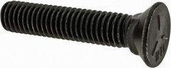 Value Collection - 7/16-14 UNC, 2-1/4" OAL, Steel Plow Bolt - Uncoated, Grade 5 - Apex Tool & Supply