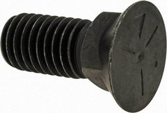 Value Collection - 1/2-13 UNC, 1-1/4" OAL, Steel Plow Bolt - Uncoated, Grade 5 - Apex Tool & Supply