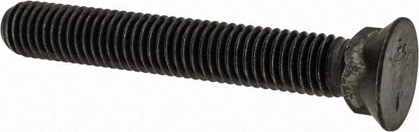 Value Collection - 1/2-13 UNC, 3-1/2" OAL, Steel Plow Bolt - Uncoated, Grade 5 - Apex Tool & Supply