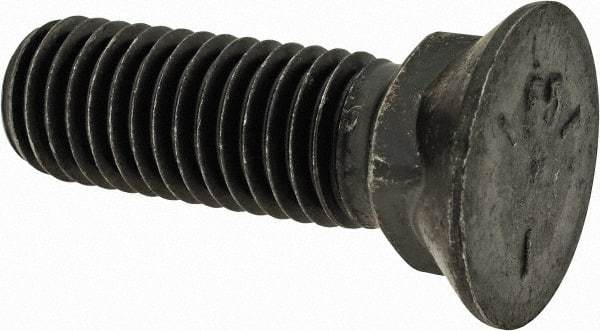 Value Collection - 5/8-11 UNC, 2" OAL, Steel Plow Bolt - Uncoated, Grade 5 - Apex Tool & Supply