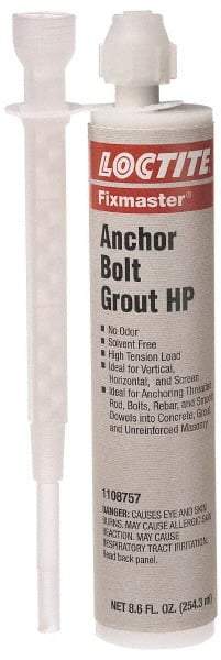 Loctite - 8.6 fl oz Epoxy Anchoring Adhesive - 20 min Working Time, 29 CFR 1910.1200 - Apex Tool & Supply