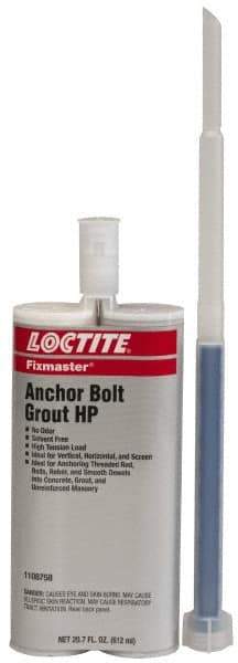 Loctite - 20.7 fl oz Epoxy Anchoring Adhesive - 20 min Working Time, 29 CFR 1910.1200 - Apex Tool & Supply