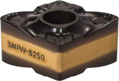 Iscar - CNMX453 HTW Grade IC8250 Carbide Turning Insert - TiCN/Al2O3/TiN Finish, 80° Diamond, 1/2" Inscr Circle, 17/64 Thick, 3/64" Corner Radius - Apex Tool & Supply
