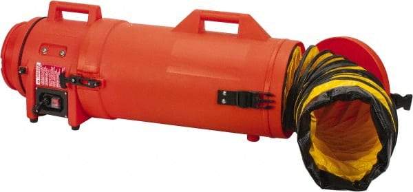 Allegro - 831 CFM, Electrical AC Axial Blower Kit - 8 Inch Inlet/Outlet, 0.33 HP, 115 Max Voltage Rating - Apex Tool & Supply