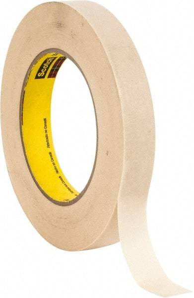 3M - 3/4" Wide x 60 Yd Long Tan Paper Masking Tape - Series 234, 5.9 mil Thick, 27 In/Lb Tensile Strength - Apex Tool & Supply