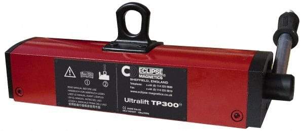 Eclipse - 440 Lb Load Capacity, Magnetic Lifter - 5" High x 8" Wide, 3 Poles, For Use with Flats - Apex Tool & Supply