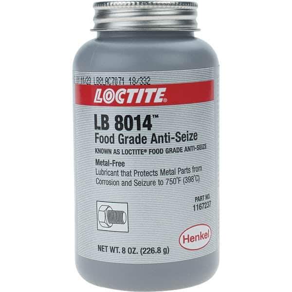 Loctite - 8 oz Brush Top General Purpose Anti-Seize Lubricant - Metal Free, 750°F - Apex Tool & Supply