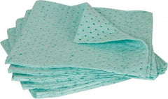 PRO-SAFE - 30 Gal Capacity per Package, Universal Pad - 19" Long x 17" Wide, Green, Polypropylene - Apex Tool & Supply