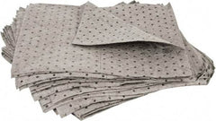 PRO-SAFE - 33 Gal Capacity per Package, Universal Pad - 17" Long x 15" Wide, Gray, Polypropylene - Apex Tool & Supply