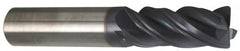 Accupro - 1" Diam 4 Flute Solid Carbide 0.03" Corner Radius End Mill - Apex Tool & Supply