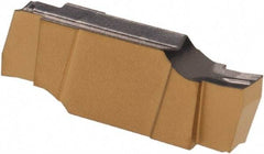 Iscar - 196010GIPI Grade IC808, 1.96mm Cutting Width Carbide Grooving Insert - 2.5mm Max Depth of Cut, Neutral, 0.1mm Corner Radius, TiAlN Finish - Apex Tool & Supply