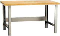 Rousseau Metal - 60 Wide x 30" Deep x 34" High, Laminated Hardwood Workbench - Fixed Legs - Apex Tool & Supply