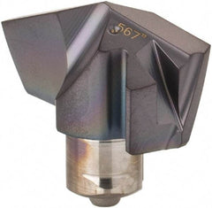 Iscar - Series ICP, 14.4mm Diam Grade IC908 140° Replaceable Drill Tip - Carbide, TiAlN Finish, 14 Seat Size - Apex Tool & Supply