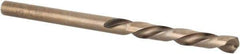Irwin - 5/32" 135° Cobalt Jobber Drill - Bright Finish, Left Hand Cut, Spiral Flute, Straight Shank, 2-9/16" OAL, Split Point - Apex Tool & Supply