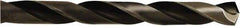 Irwin - 1/2" 135° High Speed Steel Jobber Drill - Oxide Finish, Right Hand Cut, Spiral Flute, Straight Shank, 6" OAL, Split Point - Apex Tool & Supply