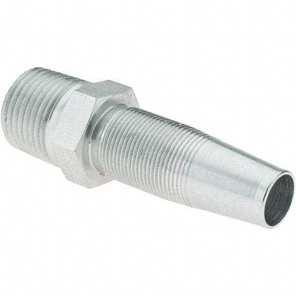 Eaton - 1/2-14 NPT, Reusable Hose Male Fitting - 1/2" Hose ID - Apex Tool & Supply