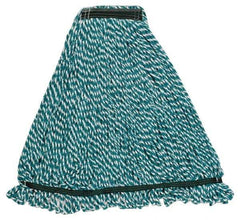 Rubbermaid - Green Head Band, Medium Microfiber Mop Pad - Apex Tool & Supply