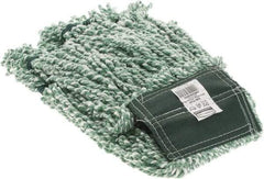 Rubbermaid - Green Head Band, Medium Microfiber Mop Pad - Apex Tool & Supply
