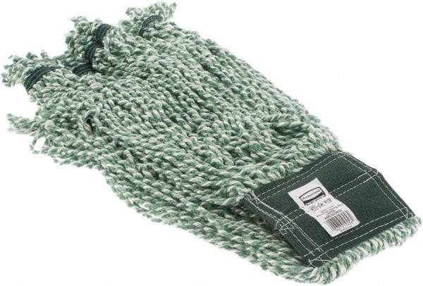 Rubbermaid - Green Head Band, Large Microfiber Mop Pad - Apex Tool & Supply