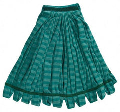 Rubbermaid - Green Head Band, Medium Microfiber Mop Pad - Apex Tool & Supply